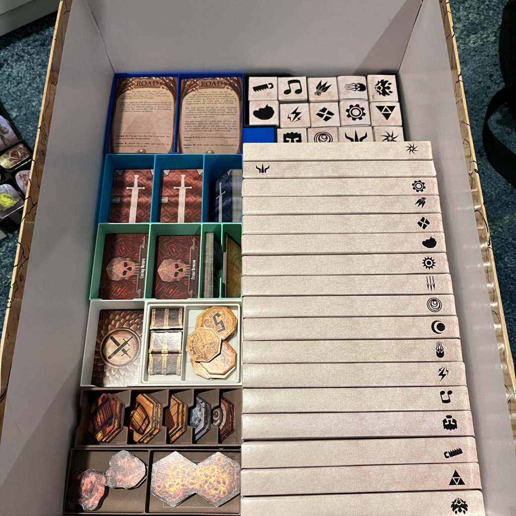 Insert para jogo Gloomhaven Jaws of the Lion